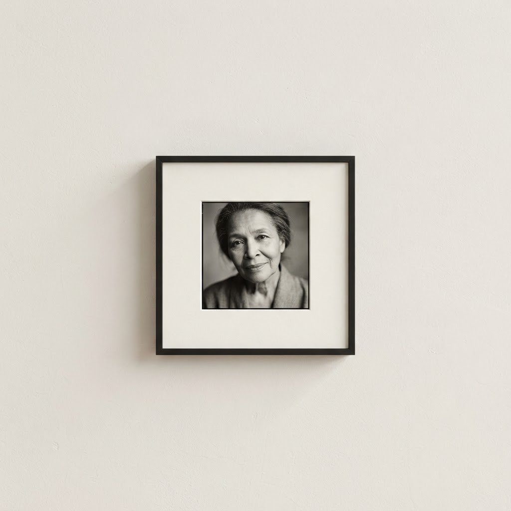 Matte Black Wood photo frame
